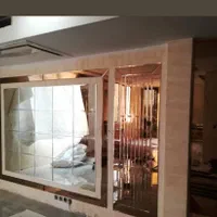 آینه دکوراتیوطرح مربع مستقیم کارخانه کیفیت بالا|آینه|تهران, ستارخان|دیوار
