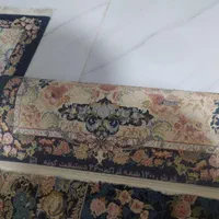 4تخته9متری 1200شانه مخملگونه گلبرجسته زرین کاشان|فرش|کرمانشاه, |دیوار
