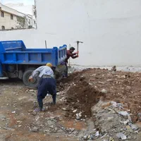 ماسه ۰۶ شسته شن نخاله خاک باغچه مصالح نیسان کمپرسی|خدمات حمل و نقل|شیراز, فضل‌آباد|دیوار