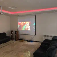 نصب نصاب ویدئو پروژکتور ویدئو پروجکشن پرده سینماtv