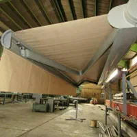 نصب سایبان بازویی دستی هندلی و سایبان برقی برزنتی|خدمات پیشه و مهارت|لاهیجان, خمیر کلایه|دیوار