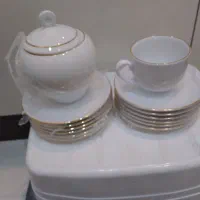 سرویس ۱۲ نفره چای خوری ،چینی زرین