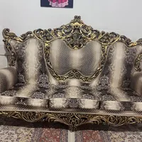 فروش مبلمان نه نفره ویترین و تاب ریلکسی