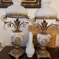 آباژور چینی و برنز|چراغ خواب و آباژور|تهران, دارآباد|دیوار