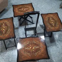 جلومبلی و عسلی چمدانی تاشو **گالری مبلمان نور **|مبلمان خانگی و میز عسلی|کرمانشاه, |دیوار