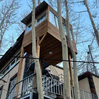 اجاره روزانه کلبه جنگلی با جکوزی شاندیز کد۵