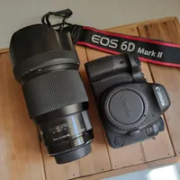 دوربین 6d mark ii +لنز سیگما85 آرت f 1/4 مانت کنون|دوربین عکاسی و فیلم‌برداری|تهران, تهرانپارس غربی|دیوار