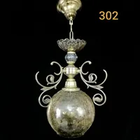 لوستر آویز تک حبابی تک شعله|لوستر و چراغ آویز|تبریز, |دیوار