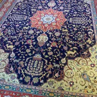 فرش دستبافت لچک ترنج تبریز ۱۲ متری (رنگ گیاهی)