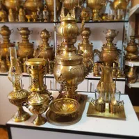 منقل سماور گازی روس برنجی زغالی ذغالی سماوری|کلکسیون اشیاء عتیقه|رشت, فلسطین|دیوار