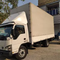 باربری جابه‌جایی اثاث کشی باایسوزوهای ۶متری پتودار