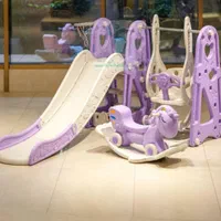 تاب و سرسره هپی ترامپولین اسباب بازی