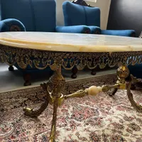 میز برنز وبرنجی پایه ماهی