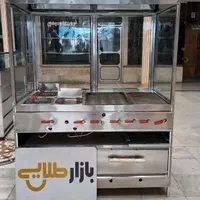فر ساندویچی بزرگ ترکیبی تاپینگ ۳ لگنه سرخ کن صنعتی|کافی‌شاپ و رستوران|تهران, بیسیم|دیوار