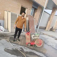 بتن ریزی کف با ماله پروانه شیشه ای|خدمات پیشه و مهارت|اردبیل, |دیوار