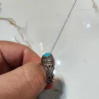انگشتر فیروزه قدیمی دست ساز
