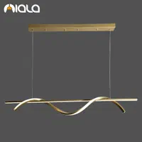 لوستر/مدرن باریموت مدل خطی موجی کدL5018 برند نیالا|لوستر و چراغ آویز|مشهد, توس (بلوار توس)|دیوار