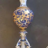 چراغ رومیزی آنتیک آلت ایتالیا|چراغ خواب و آباژور|تهران, بلوار کشاورز|دیوار