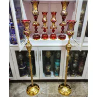 کنار منبری وکنار سالنی پایه بلند مذهبی شمعدان هیئت|صنایع دستی و سایر لوازم تزئینی|تهران, شوش|دیوار