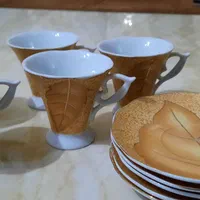 فنجون قهوه خوری طلاکوب|ظروف سرو و پذیرایی|تهران, تهرانسر شرقی|دیوار