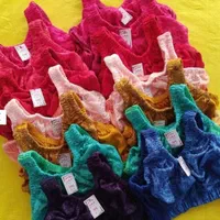 سوتین هندی نخ تریکو و گیپور با ایستایی