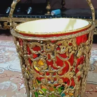جا دستمال کاغدی و سطل زباله برنجی|صنایع دستی و سایر لوازم تزئینی|تهران, شوش|دیوار