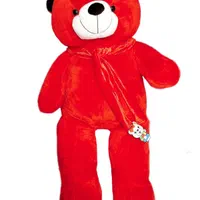عروسک خرس 120 سانتی شاسخین بزرگ شالدار ولنتاین
