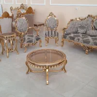 مبلمان استیل کلاسیک سلطنتی ( رهام )|مبلمان خانگی و میز عسلی|نیشابور, فضل|دیوار