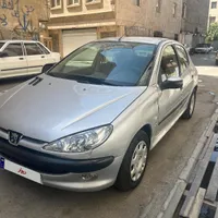 پژو 206 نقره ای|خودرو سواری و وانت|تهران, شهرک ابوذر|دیوار