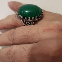 انگشتر عقیق سبز