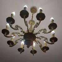 فروشنده خریدار لوستر قدیمی برنزی و آبکاری|لوستر و چراغ آویز|تهران, جنت‌آباد شمالی|دیوار