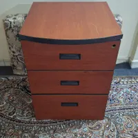 فایل چوبی سه‌کشو سنگین و سالم در حد نو|جاکفشی، کمد، دراور|تهران, فلاح|دیوار