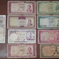 اسکناس های محمدرضا شاه پهلوی