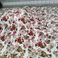 لحاف کرسی مدل پارچه ملافه دست دوز|رختخواب، بالش، پتو|خمینی‌شهر, |دیوار