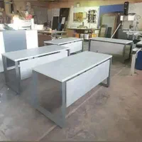 میزکنفرانس 4 نفره 6 نفره پایه فلزی  اداری|دفتر کار|کرج, چهارصد دستگاه|دیوار