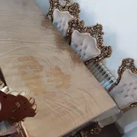 مبلمان چوب سلطنتی نه نفره با میز ناهار خوری|مبلمان خانگی و میز عسلی|تهران, خزانه|دیوار