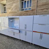 کابینت های گلاس سفید اصل ۱۵ تیکه نو نو نو|مصالح و تجهیزات ساختمان|کرمانشاه, |دیوار