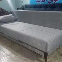 مبل تختخوابشو تخت خواب شو تختشو طوسی رنگ|مبلمان خانگی و میز عسلی|تهران, اتحاد|دیوار
