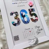 قاب تابلو خاطره موزیکال صوتی قلب موسیقی بارکد|تابلو، نقاشی، عکس|مشهد, هنرور|دیوار