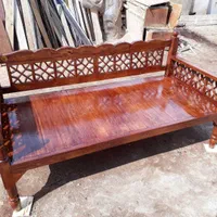 تخت سنتی ۴نفره ۱۰۰در ۲۰۰ ۶پای رنگ شده