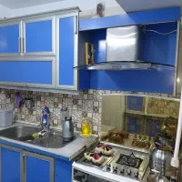 کابینت فلزی درب ام دی اف همراه با هودوگازوسینک|مصالح و تجهیزات ساختمان|پاکدشت, پاکدشت (مامازند)|دیوار