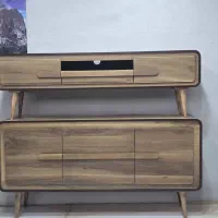 فروش کنسول و میز تلویزیون چوب گردو نو|بوفه، ویترین، کنسول|شاهدشهر, |دیوار