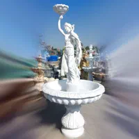 آبنما مجسمه دار بتن گلاس شیک باغی حیاطی ویلا|مصالح و تجهیزات ساختمان|کاشان, |دیوار