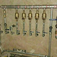 لوله کشی کش ساختمان تشخیص نم چکه بادستگاه تاسیسات