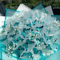 گل پروانه ای و روبانی|گل مصنوعی|کرمان, |دیوار