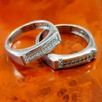 حلقه نقره ست زنانه و مردانه|جواهرات|اصفهان, چرخاب|دیوار