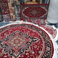 فرش آشپزخانه هریس دایره ۷۰۰شانه سایز ۱×۱ متر گرد|فرش|تبریز, |دیوار