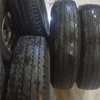 رینگ با لاستیک نیسان ۷.۵۰ .۷۰۰۱۶ نوار تیوپ|قطعات یدکی و لوازم جانبی|مشهد, هنرور|دیوار