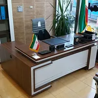 میز مدیریت آکا نماهایگلاس ال دار ۲ متر|دفتر کار|محمدشهر, |دیوار