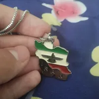 گردنبند طرح پرچم ایران با طرح هخامنش